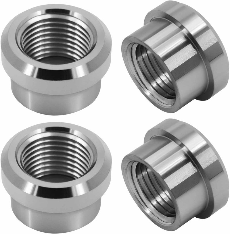 CNRAQR Aluminum 1/2" NPT Female Weld on Bung Weldable Fitting 4PCS - Image 1